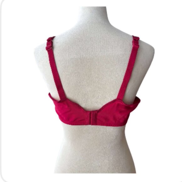 Playtex Red Lace Bra (2168-13) - Picture 2 of 2